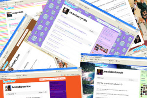 A collection of various Twitter pages by students. Photo Illustration by Megan Miller and Kelly Fiedler. 